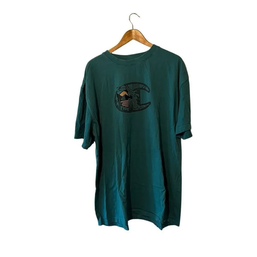 Champion Big and tall native southwestern short sleeve t shirt in teal 2XLT - Picture 3 of 5